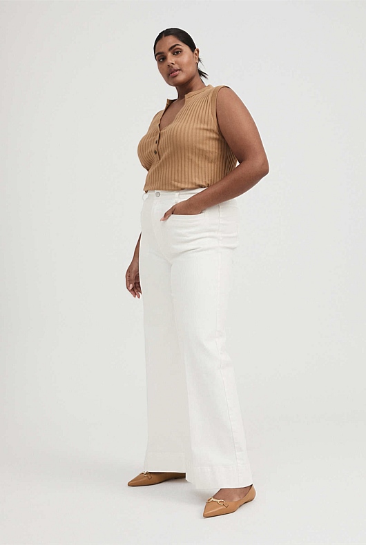 Snaffle Leather Pointed Flat - Caramel