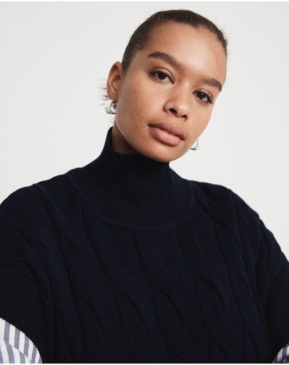 Witchery Cable Knit Tabard