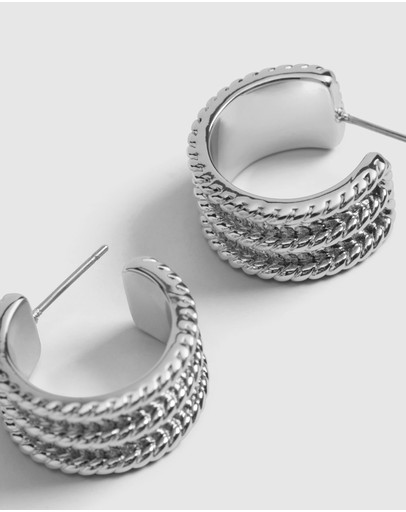 Witchery Over Size Metal Twist Hoops