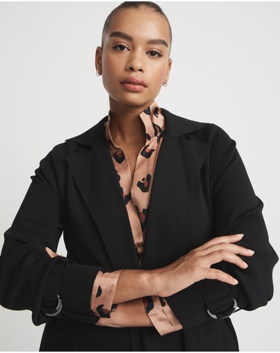 Witchery Knitted Trench