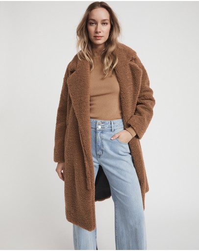 Witchery Faux Shearling Coat