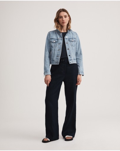 Witchery Linen Belted Trouser