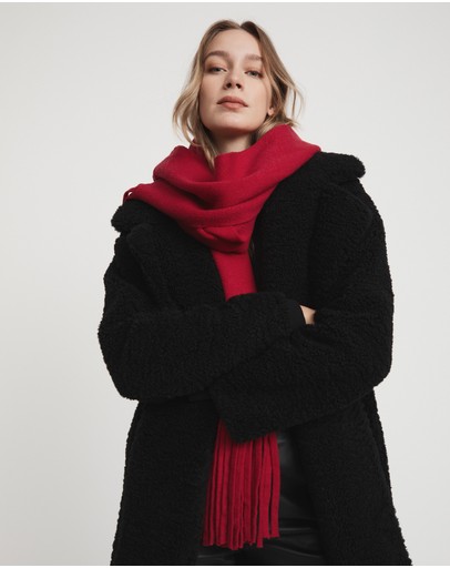 Witchery Tassel Knit Scarf