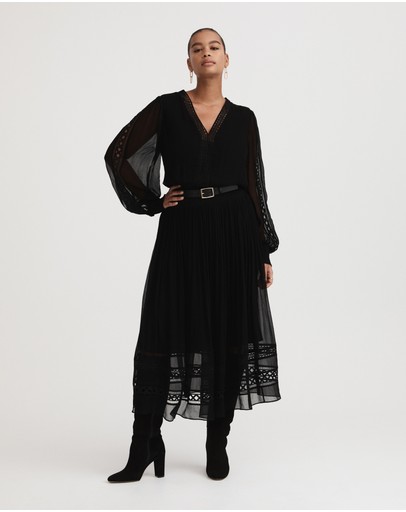 Witchery Trim Insert Maxi Dress