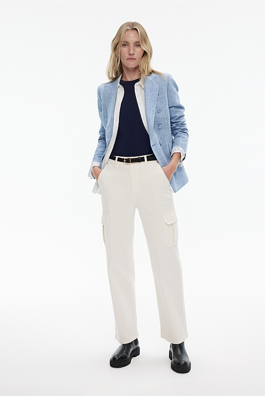 Crew Rib Tee - Regatta Blue