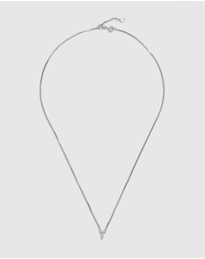 Witchery Sterling Silver Initial Necklace