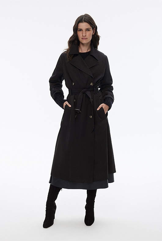 Classic Trench Coat - Black