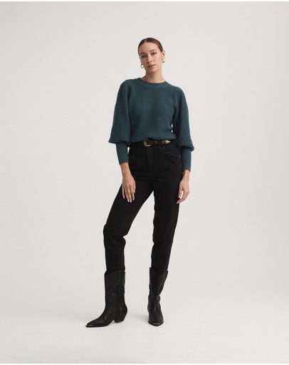 Witchery Full Sleeve Textured Knit