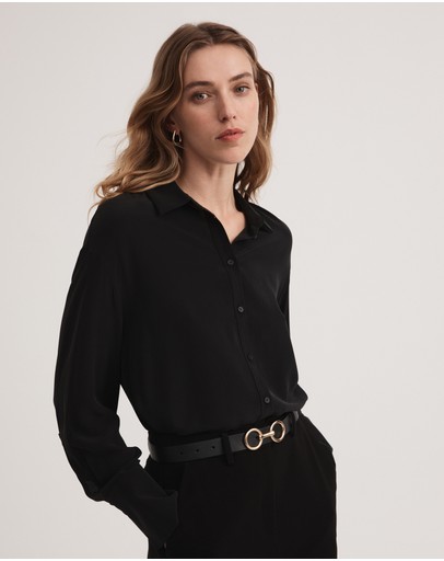 Witchery Relaxed Silk Shirt
