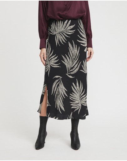 Witchery Placed Dot Slip Skirt