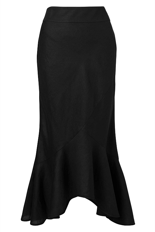 Bias Fonda Skirt - Black