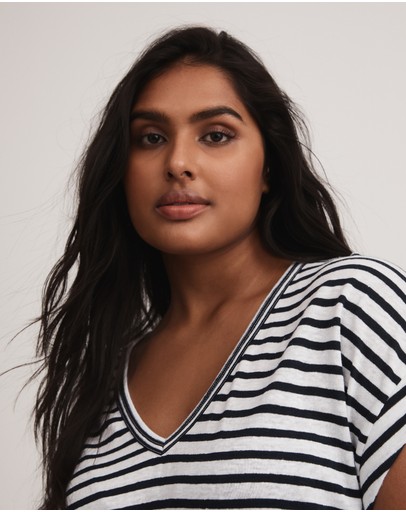 Witchery Linen V Neck Tee