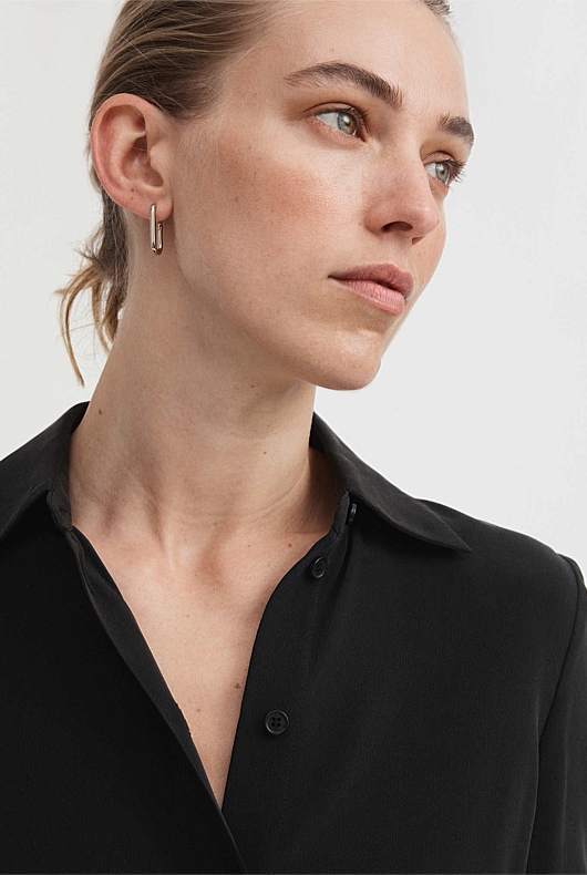 Silk Shirt - Black