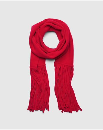 Witchery Tassel Knit Scarf