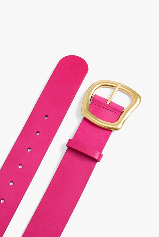 Organic Waist Belt - Dahlia Pink