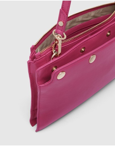 Witchery Caroline Smooth Leather Crossbody