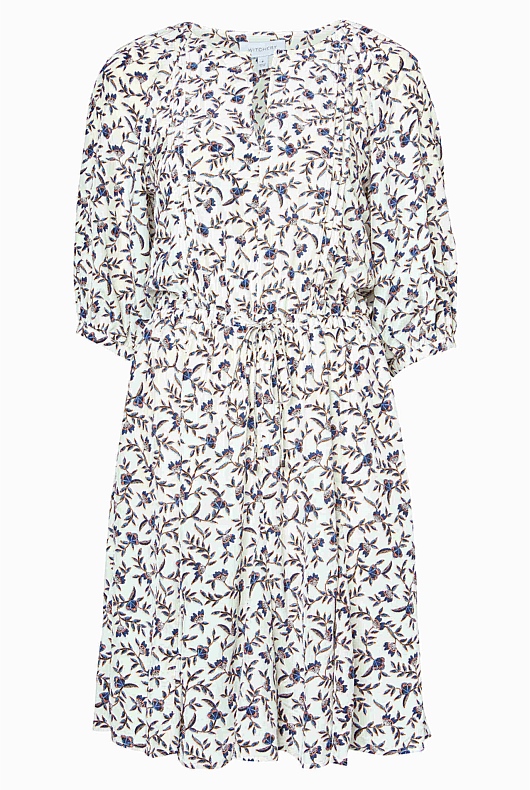 Painterly Mini Dress - Beech