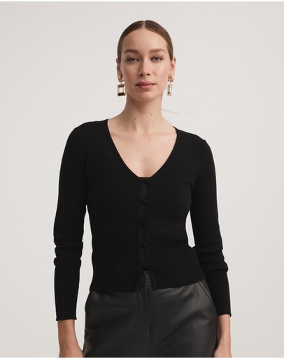 Witchery Knit Button Cardigan