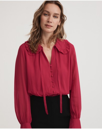 Witchery Collar Detail Blouse