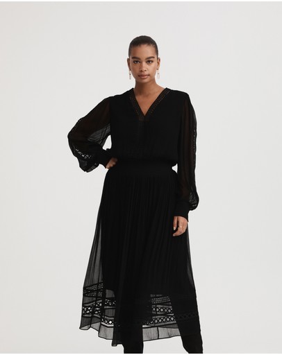 Witchery Trim Insert Maxi Dress