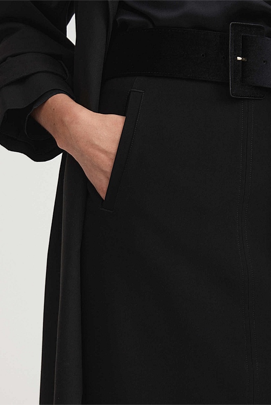 Classic Pencil Skirt - Black