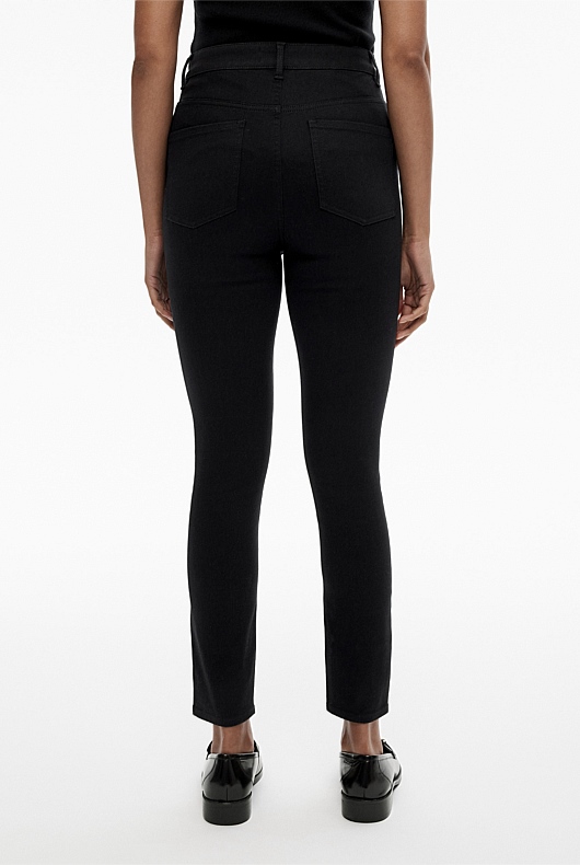 7/8 Skinny Jean - Black