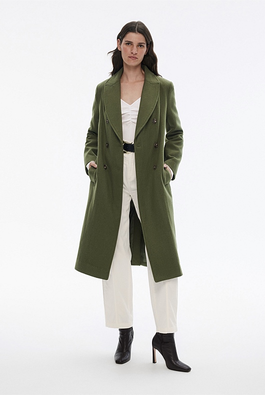 Cotton Rib Gathered Top - Pure White