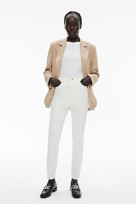 7/8 Skinny Jean - Parchment