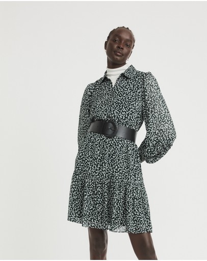 Witchery Floral Ocelot Mini Dress