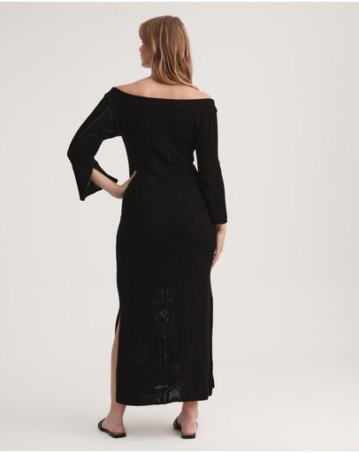 Witchery Crochet Off Shoulder Dress
