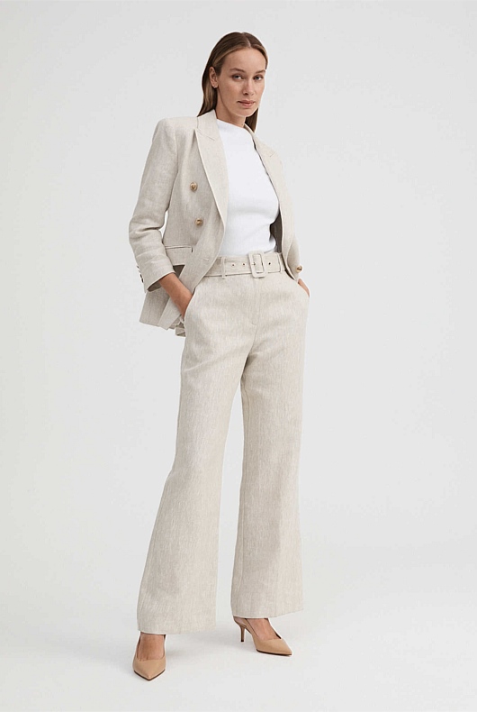 Slingback Leather 65mm Heel - Acorn