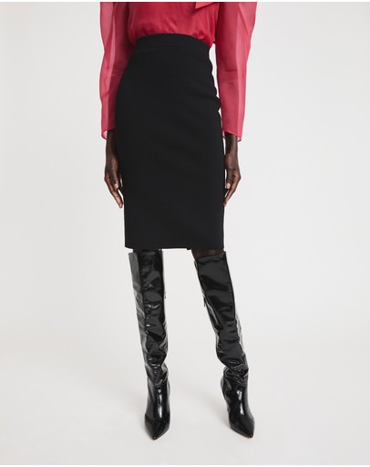 Witchery Crepe Knit Skirt