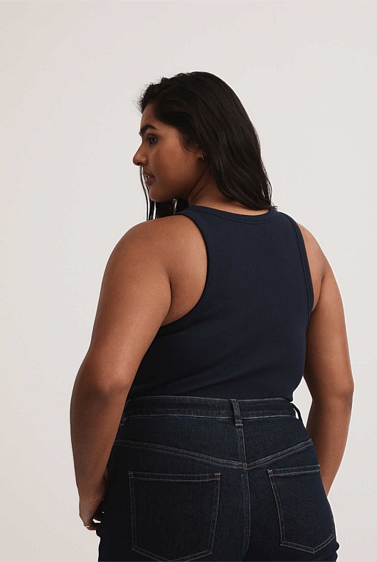 Racer Rib Tank - Regatta Blue