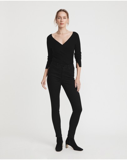 Witchery Wrap Front Knit