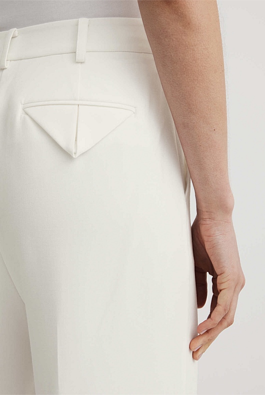 Straight Leg Pant - Chalk