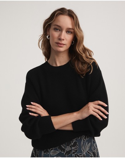 Witchery Split Shoulder Knit