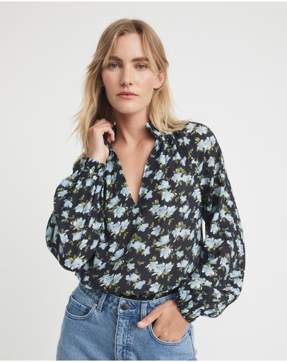 Witchery Soft Floral Print Blouse