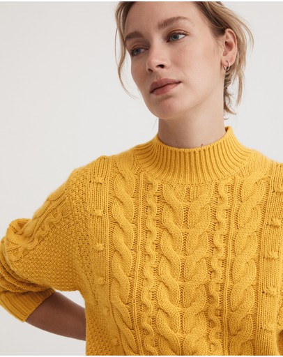 Witchery Split Cable Knit