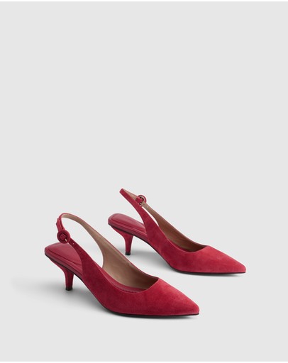 Witchery Gwen 65mm Suede Slingback