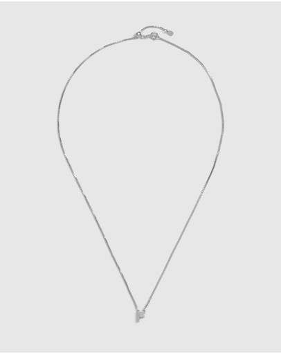 Witchery Sterling Silver Initial Necklace