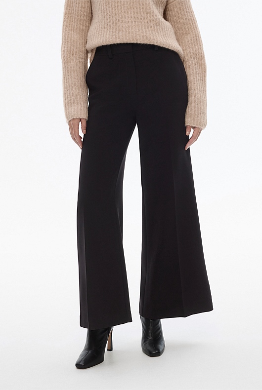Classic Wide Leg Pant - Black