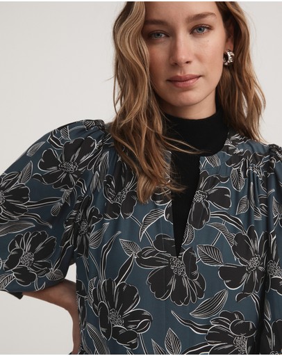 Witchery Ink Floral Dress