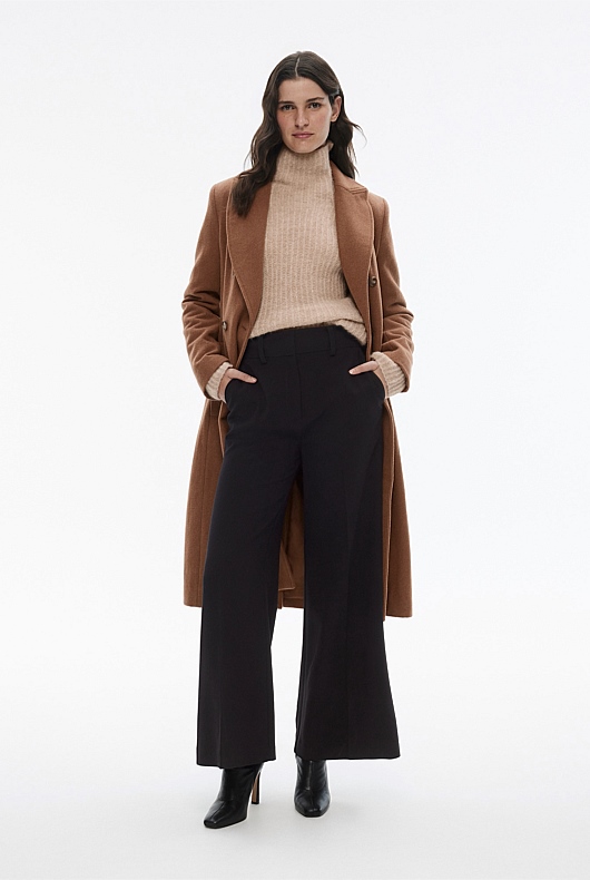 Classic Wide Leg Pant - Black