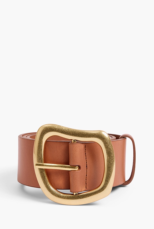 Organic Waist Belt - Faded Terracotta