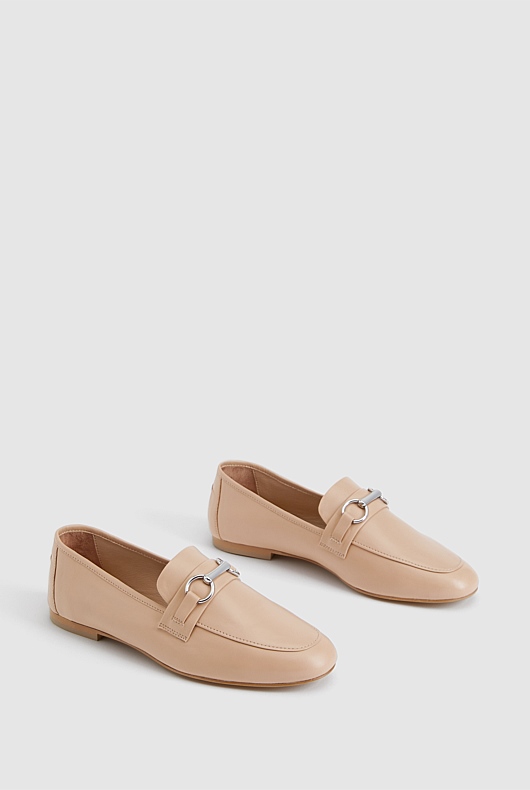 Snaffle Leather Loafer - Acorn