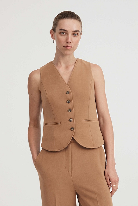 Classic Waistcoat - Camel