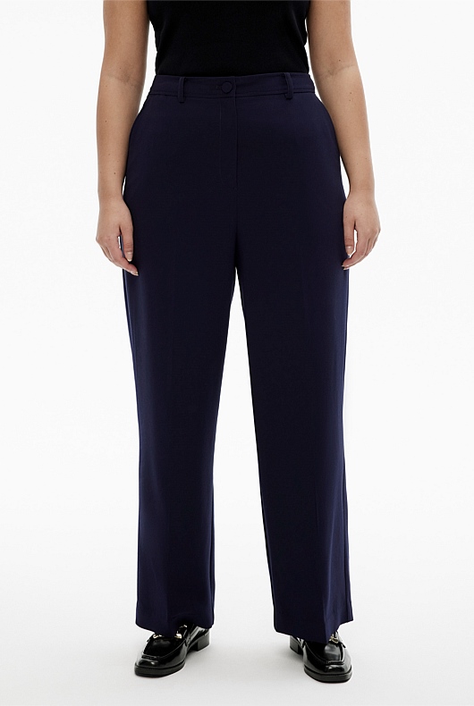 Classic Straight Leg Pant - Blue Night