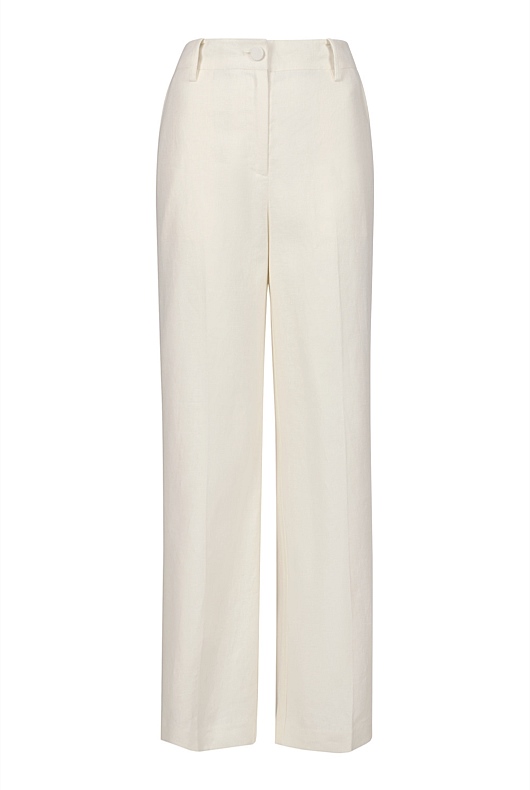Linen Trouser - Chalk
