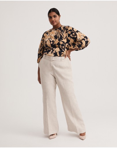 Witchery Cotton Sketch Floral Top