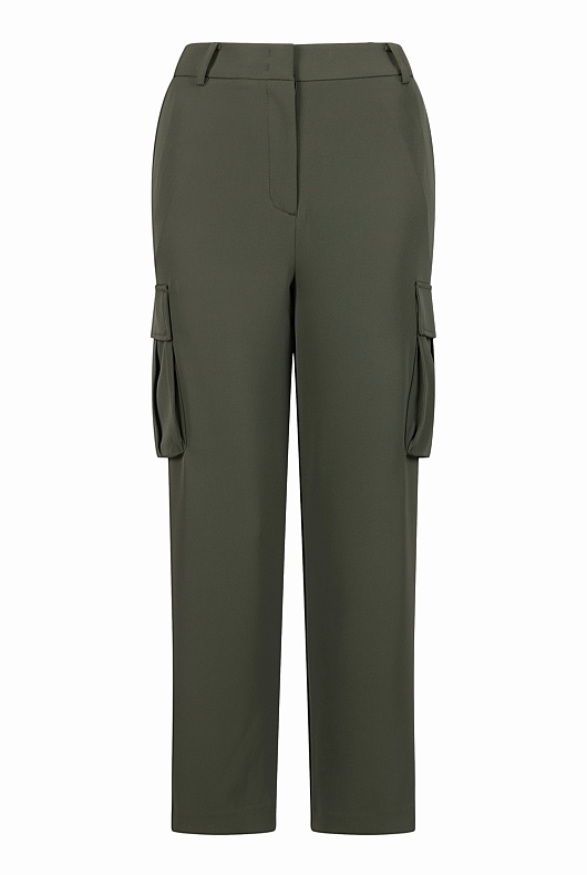 Cargo Straight Leg Pant - Dark Forest